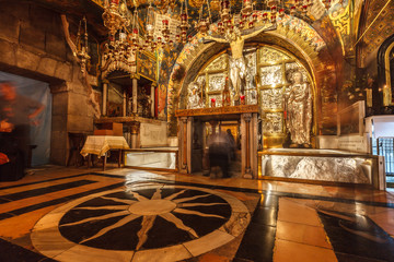Obraz premium View of church of the Holy Sepulchre