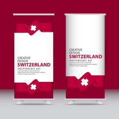Switzerland Independence Day Celebration Creative Design Illustration Vector Template