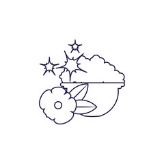 Isolated cleaning bucket with foam design