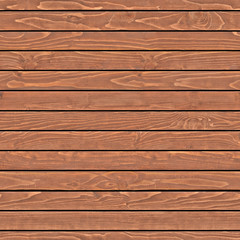 Fototapeta premium The fence of a private house is made of brown Board .Background or texture