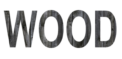 Wood structured text