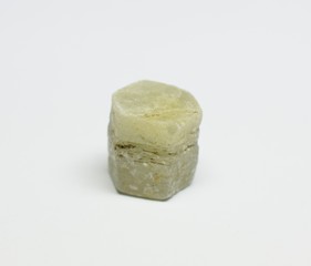 White Sapphire raw gemstone crystal