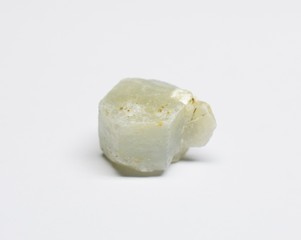 White Sapphire raw gemstone crystal