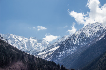 Fototapeta na wymiar Alpine View from Val Camonica