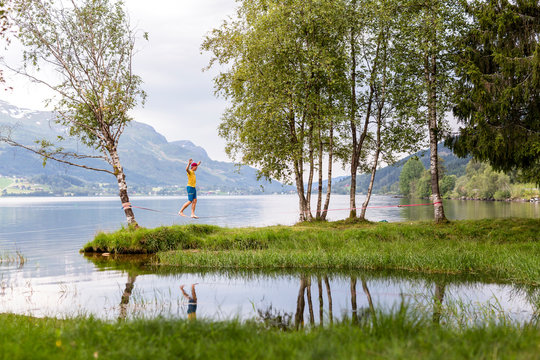 J&macr;lstravatn Lake, J&macr;lster, Sogn og Fjordane county, Norway