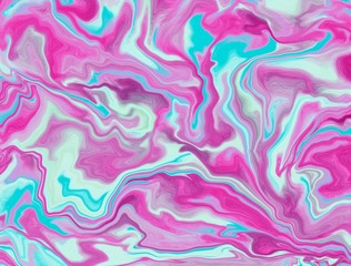 Trend colorful background, made in the technique of fluid art. Abstract marble texture, can be used as a fashionable background for posters, cards, invitations, Wallpaper. Fluid art. Modern art.