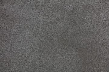 Black color plastered wall background, texture