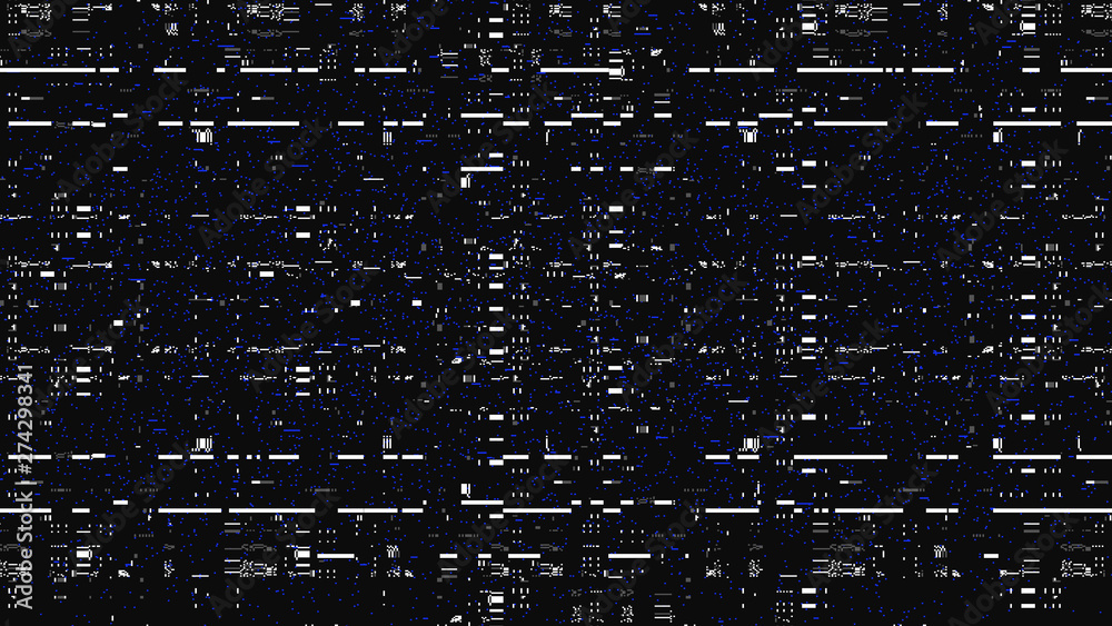 Poster glitch. abstract shapes. chaos. pixel. cyberpunk. computer screen error. digital design. pixel noise