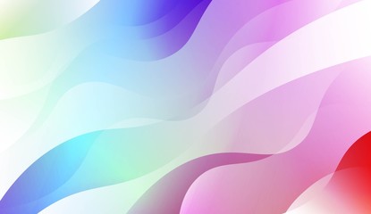 Geometric Wave Shape with Colorful Gradient Color Background Wallpaper. For Your Design Ad, Banner, Cover Page. Vector Illustration.