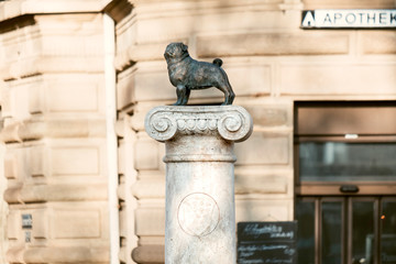 Das Loriot-Denkmal in Stuttgart