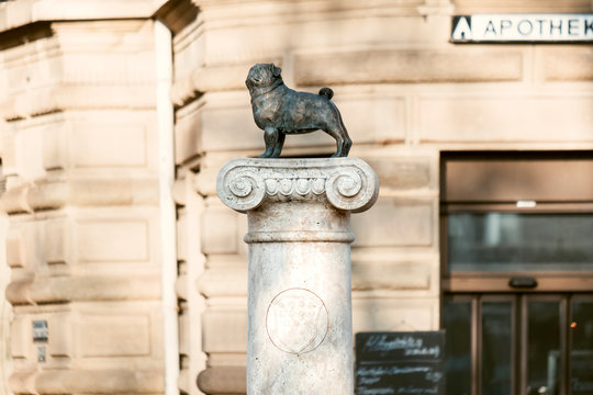 Das Loriot-Denkmal in Stuttgart