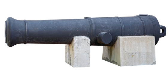 Old ship cannon