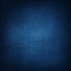 Blue textured dark concrete wall background