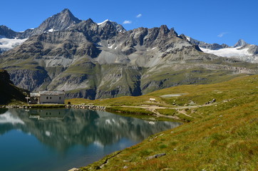 Fototapeta na wymiar Zermatt Schwarzsee