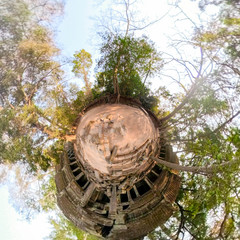 Ta Prahm temple in 360