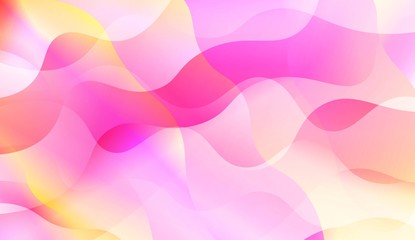 Blurred Decorative Design In Abstract Style With Wave, Curve Lines. Blur Pastel Color Smoke gradient Background. For Your Graphic Wallpaper, Cover Book, Banner. Vector Illustration.