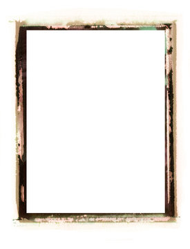 Antique rustic image transfer border  