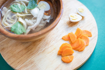 vegetable soup with vegetables
