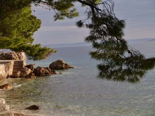 Fototapeta na wymiar Küste vn Kroatien im Sommer