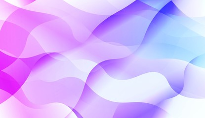 Wavy Background with Lines. Design For Your Header Page, Ad, Poster, Banner. Vector Illustration with Color Gradient.