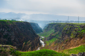 Fototapeta na wymiar Fabulous canyon with Dzoraget river, Armenia