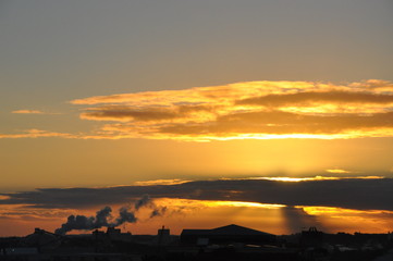 Georgia Sunrise and Industry