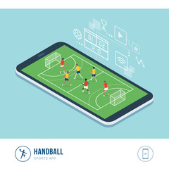 Professional sports competition: handball