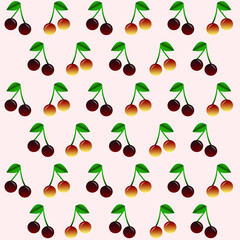 red and white berries on a beige background