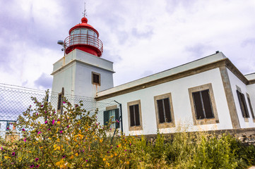 Farol da Ponta do Pargo Ilha da Madeira. Lighthouse on Portugal