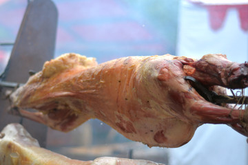 chicken on the grill