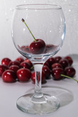 sweet berry in a glass