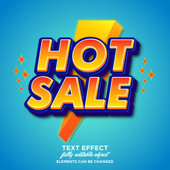 Editable hot sale sticker font effect