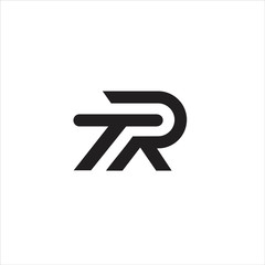 TR letter logotype