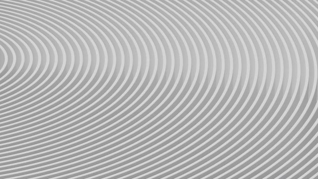 3D 4k black and white (greyscale) background/ pattern animation - round abstract shape