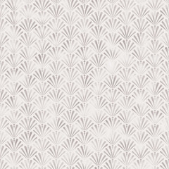 Art Deco Seamless Pattern - Repeating metallic pattern design with art deco motif