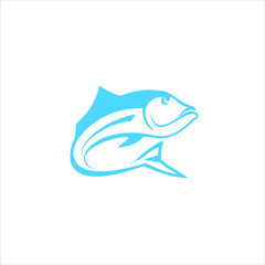 fish vector logo concept