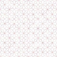Art Deco Seamless Pattern - Repeating metallic pattern design with art deco motif