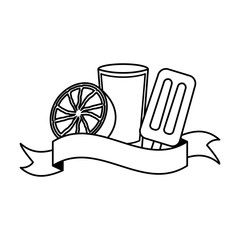 tropical fruits design