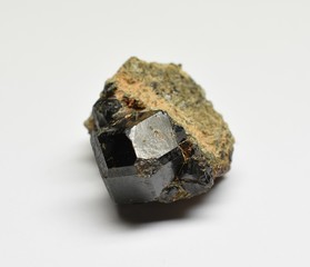 Melanite Garnet raw gemstone crystal from Mali