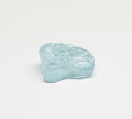 Aquamarine raw gemstone