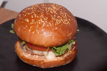 A Real Life Homemade Burger