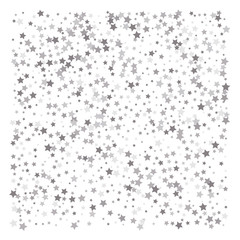 Silver glitter falling stars.