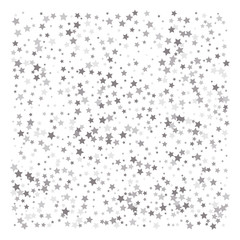 Silver glitter falling stars.