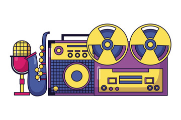 Obraz premium festival music poster