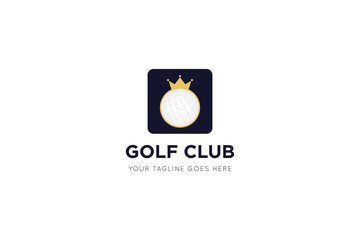 golf logo, icon and badge vector illustration design template