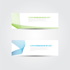 Fototapeta premium Vector abstract design banner web template
