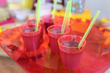 A beautiful view of Brazilian June party decoration.