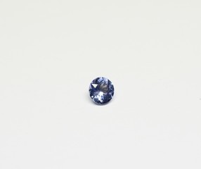 Tanzanite facet cut gemstone