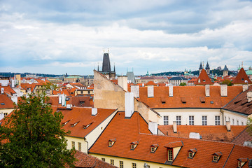 Fototapeta premium Formal Garden in Prague in the Czech Republic