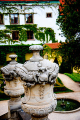 Obraz premium Formal Garden in Prague in the Czech Republic